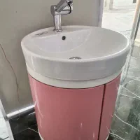 روشویی کابینتی با شیر فانتزی