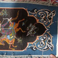 تابلو فرش شکارکاه ابریشم|تابلو فرش|خرم‌آباد, |دیوار