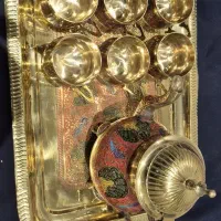 پخش عمده و تکی سماور ذغالی آنتیک برنج و متعلقات|صنایع دستی و سایر لوازم تزئینی|ارومیه, |دیوار