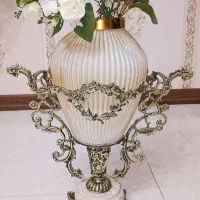 گلدان برنزی کریستالی (توضیحات خونده شود)