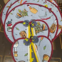 دوخت سرویس آشپزخانه پارچه پنبه وکتان کلی و جزئی