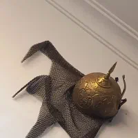 کلاه برنز برنجی نسبتا قدیمی وسنگین