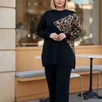 ست بلوز وشلوار بافت متراکم