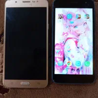 دوعدد گوشی جی 7 و جی 2 دانه دو نیم و سه