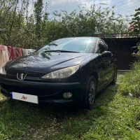 ۲۰۶تیپ۲مشکی استثنایی|خودرو سواری و وانت|ساری, |دیوار