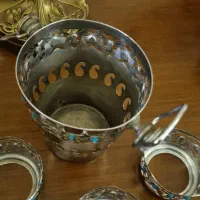 انگاره های سیلور نگین دار|ظروف سرو و پذیرایی|تهران, نظام‌آباد|دیوار