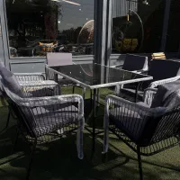 ست میز صندلی کافه رستورانی اماتیس مربع نیم تنه|کافیشاپ و رستوران|تهران, تهرانسر مرکزی|دیوار