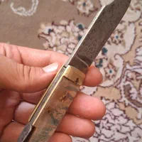 قلم تراش نو چاقو تاشو قدیمی زنجان معاوضه با انگشتر|کلکسیون اشیاء عتیقه|اصفهان, کارلادان|دیوار