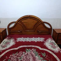 تخت خواب دو نفره چوب راش