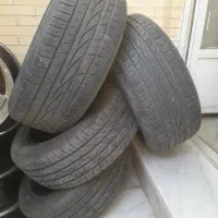 چهارعدد رینگ ولاستیک سالم|قطعات یدکی و لوازم جانبی|حمیدیا, |دیوار