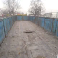 تریلی دو محور قیچی مندل بغلدار