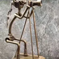 مجسمه فلزی دکوری|مجسمه، تندیس، ماکت|بومهن, |دیوار