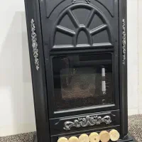 فروش بخاری شومینه گازی دودکش دار در حد نو