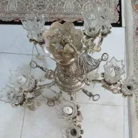 لوستر 10 شاخه برنجی
