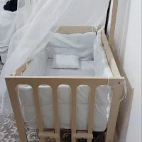 تخت نوزاد کاملا نو|اسباب و اثاث بچه|شال, |دیوار