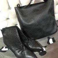 کیف و نیم بوت چرم ست وارداتی سایز ۳۹|کیف، کفش، کمربند|تهران, فاطمی|دیوار