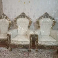 مبل سلطنتی ۹ نفره با میزناهارخوری ۴ نفره|مبلمان خانگی و میز عسلی|فیروزکوه, |دیوار