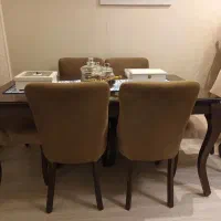 سرویس مبل ۸ نفره  و میز نهار خوری ۶ نفره|مبلمان خانگی و میز عسلی|رشت, آزادگان|دیوار