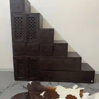 بوفه ویترین چوبی