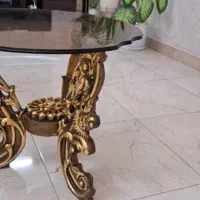 میز جلو مبلی همراه با دو عدد عسلی در حد نو|مبلمان خانگی و میز عسلی|تهران, تختی|دیوار