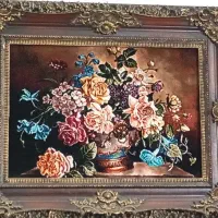 تابلو فرش ابریشم