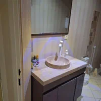 روشویی سنگی با آیینه وکابین پیویسی|لوازم سرویس بهداشتی|گرمسار, |دیوار