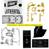 پک کامل سینک گازتوکار هود شیرآلات رومیزی آلتن کدV3