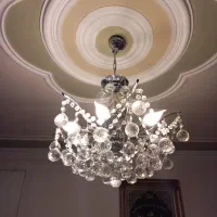 لوستر کریستال ۶ شاخه|لوستر و چراغ آویز|ارومیه, |دیوار