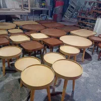 جلومبلی مدل  لورنزو مبل نهارخوری صندل