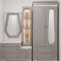 کمد لباس و اینه دراور