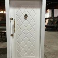 درب ضد سرقت راش سفیدکرکره برقی ،پنجره upvc کد A015
