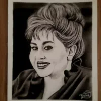 طراحی چهره|تابلو، نقاشی، عکس|تهران, آسمان|دیوار