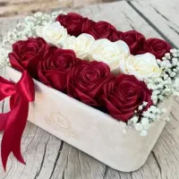 گل رز روبانی|گل مصنوعی|مرند, |دیوار