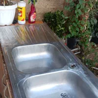 سینک دوقلو استیل