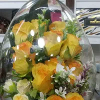 فروش انواع گل شیشه ای به صورت عمده و تک