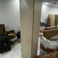 یک جفت آیینه و طبقه برند کم جا چوب|جاکفشی، کمد، دراور|تهران, نیکنام|دیوار