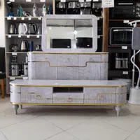 ست۲ تکه آینه کنسول و میز تی وی کد ۲۰۳* اثاث مارکت