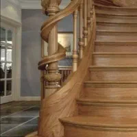 پله ونرده چوبی دوبلکس|خدمات پیشه و مهارت|همدان, |دیوار