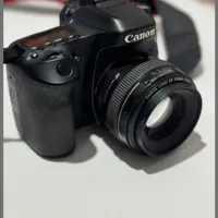 دوربین عکاسی فیلمبرداری 80d canonبا لنز 50mm f 1/4|دوربین عکاسی و فیلم‌برداری|تهران, دروازه شمیران|دیوار