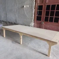 تخت چوبی تک نفره .