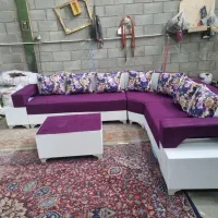 مبل راحتی ال ست۷نفره  آماده از تولیدی کد۵۶|مبلمان خانگی و میز عسلی|تبریز, |دیوار