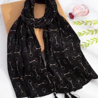 شال خاص برشکا پلیسه با منگوله،14 رنگ مشکی و شکلاتی|لباس|اهر, |دیوار