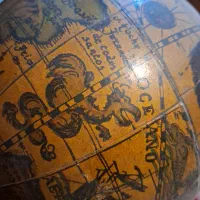 کره جغرافیایی آنتیک|کلکسیون اشیاء عتیقه|اهواز, بهارستان|دیوار