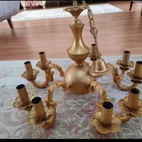 خرید فروش لوستربرنز واینه کنسول بوفه ولوازم مسی|لوستر و چراغ آویز|تبریز, |دیوار