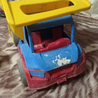 کمپرسی ده چرخ تمام پلاستیک اسباب بازی درحدنو|اسباب‌بازی بچه|اصفهان, بوزان|دیوار
