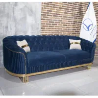 کاناپه سه نفره چستر تک رنگ شیک