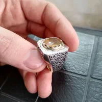 انگشتر یاقوت زرد