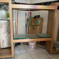 ویترین ام‌دی‌اف با شیشه