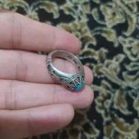 انگشتر نقره با رکاب دست ساز