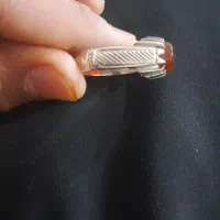 انگشتر نقره عقیق دست ساز|جواهرات|سیرجان, |دیوار